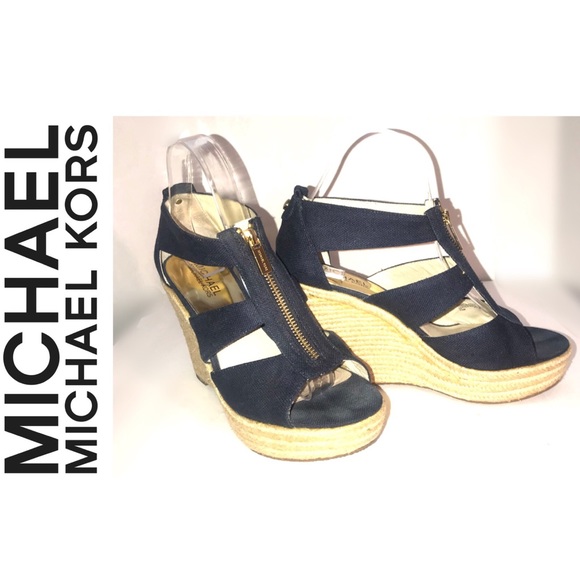 MICHAEL MICHAEL KORS Damita platform sandals Sz7.5 - Picture 2 of 8